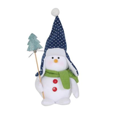 China Blue Christamas Tree Decoration SOTE X1080 Star Design Christmas Snowman Snowman Ornaments 30CM Beautiful for sale