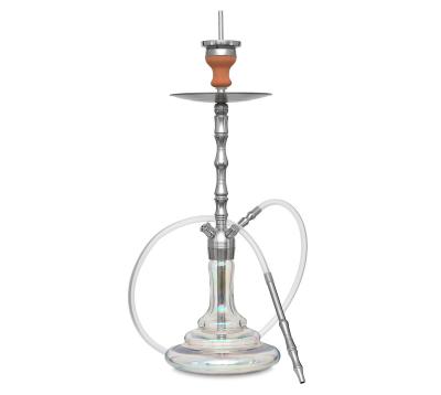 China Stainless steel glass hookah, new design hookah glass shisha hookah stainless steel hookah for sale