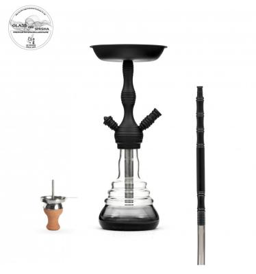 China Stainless Steel Medium Size Smoke Hookahs Colored Shisha for sale