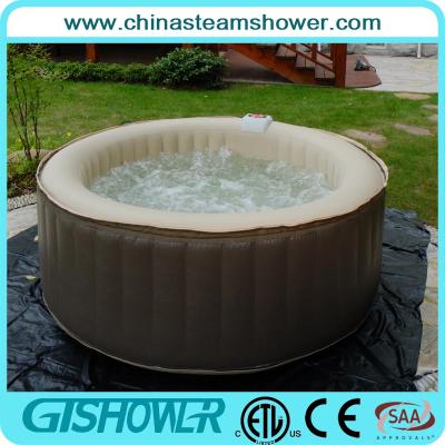 China Indoor And Outdoor 8 Person Big Lots Inflatable Hot Tub 220V for sale