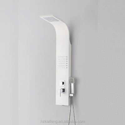 China Contemporary White Aluminum Alloy Shower Column Set A55 for sale