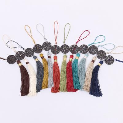 China Traditional Simple hanging tassel to polyester tassel hanging tassel Chinese clothing accessories supply spot for sale