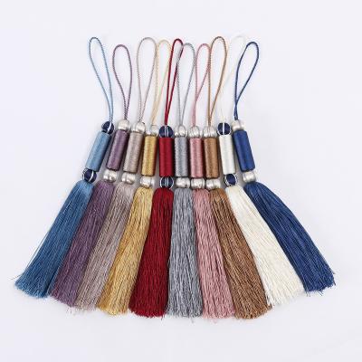 China Traditional New Chinese curtain tassel long hanging spike table flag home textile hanging beard spike sofa pillow pendant spot for sale