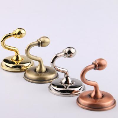 China Traditional Zinc alloy binding wall hook metal clothes wall hook curtain S hook spot wholesale for sale