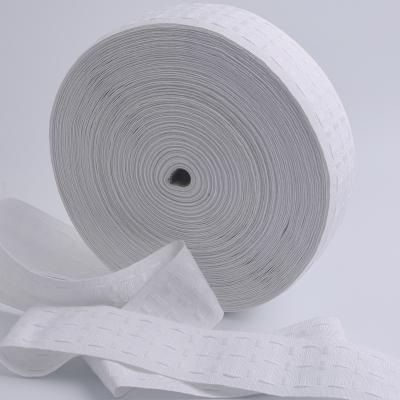 China Traditional curtain tape Factory direct sale Thicken 7.5cm triple drawstring curtain tape    accessories for   home use for sale