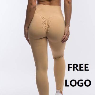 China Solid yoga pants crac! crack! Antibacterial High Quality Seamless Women Booty Leggings Plus Size XL Workout Clothes for sale