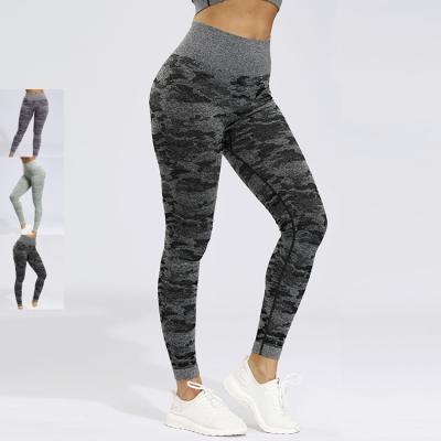 China Antibacterial Toplook Camouflage Seamless Sports Gaiters Women Fitness Yoga Pants Camouflages L829 for sale