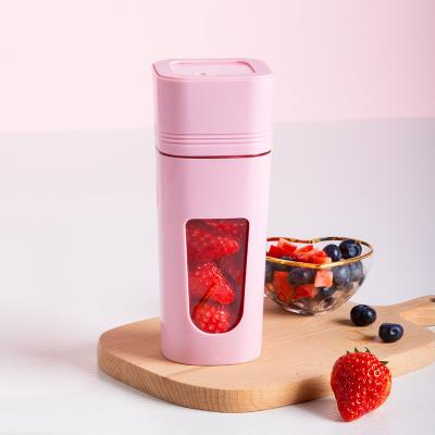 China Portable Car USB Rechargeable Smoothie Fruit Maker Stainless Steel Blender Juicer for sale