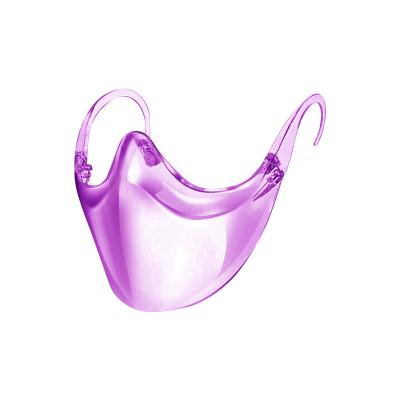 China Transparent PC Face Cover Screen Protective Mask Fashion Clear Anti Fog Protective Mask for sale