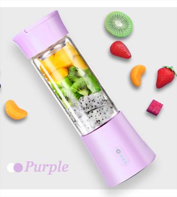 China Exquisite Electric Rechargeable Bottle Fruit Cup Blender Machine Portable USB Car Blender Juicer for sale