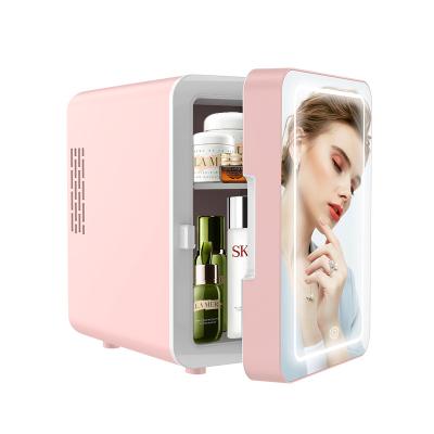 China 4L THERMOELECTRIC for Cosmetic Beauty Mini Bar Fridge Small Refrigerators Custom Makeup Skin Care Vehicle Mounted Car Beauty for Skin Care for sale