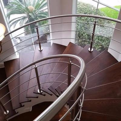 China Modern Top Tier Stainless Steel Stair Glass Fencing 316 Post Price Railing Posts for sale