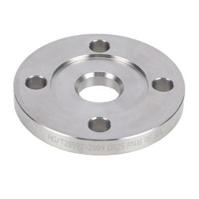 China 304/316/304L/316L DIN PN16 Stainless Steel Forging Plate RF Stainless Steel ASTM A182 304 316L 2205 2 Inch Pipe Customized Flange for sale