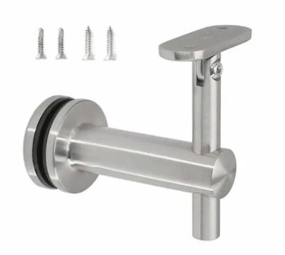 China Modern Wall Mounted Stair Railing Fittings Selling Stainless Steel Railing Accessories Stainless Steel Railing Wall Bracket for sale