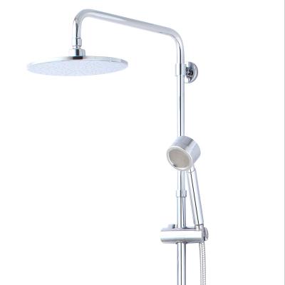 China With Slide Bar Shower Column With Purification Faucet Mixer Bathroom Rain Bath Shower Sets P296CLF for sale