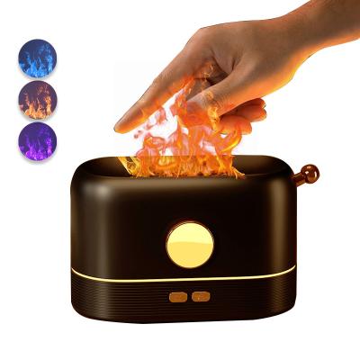 China Color Changing Realistic LED Light 2022 Usb Oil Diffuser Simulation 3D Effect Flame Diffuser Best Realistic Humidifier Sale for sale