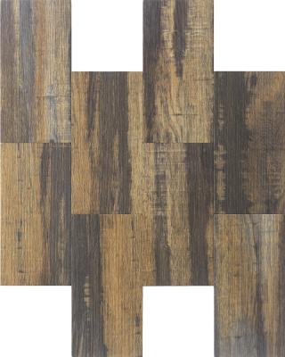 China Cherry Wood Design Self Adhesive Rustic Flooring Mosaic Slab for sale