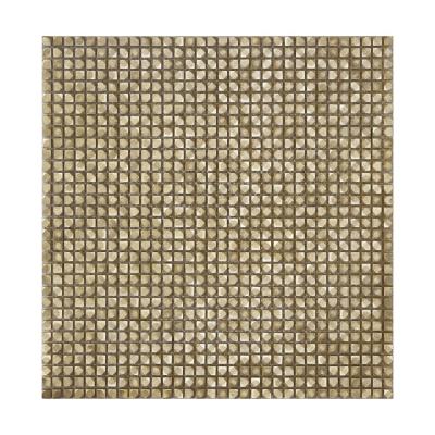 China 3d metal gold copper mosaic tile luxury aluminum gold metal mosaic tiles modern copper for sale