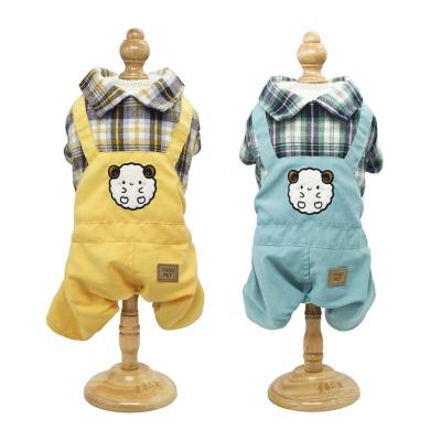 China Wholesale Sustainable 2021 Pet Clothes Winter Thickened Warm Cotton Cute Style Dog Coats Pet Clothes Supplies for sale