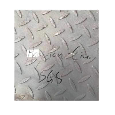 China Construction Ms A36 SS400 Q235 Checker Steel Plate Hot Rolled Sheet In Coil Prices Per Kg for sale