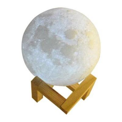 China new 2018 Creative 3D led Lights 3D Print Moon Light for sale