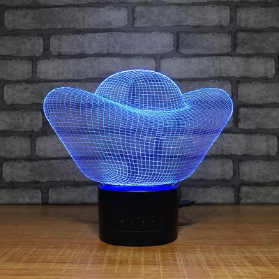 China Manufacturer wholesale multicolored USB 3D acrylic led small night light, Led table lamp night lamp for sale