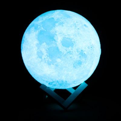 China 2018 Novelty Craft 3D led moon light, hot selling led light 3D Print Moon light night light for sale