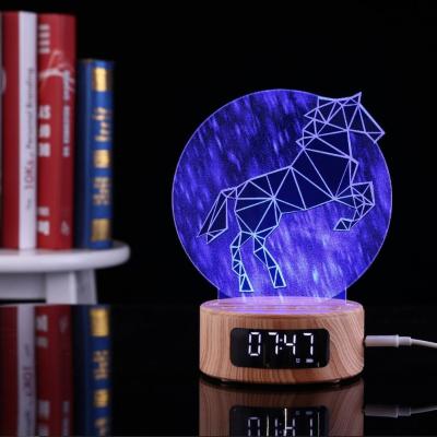 China 2018 Newest Product 5 in 1 multifunctional  night light with bluetooth speaker for sale