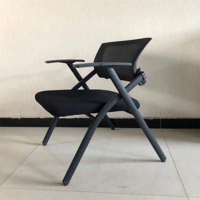 China Foldable Popular Design Soft Padded Office Folding Chair for sale