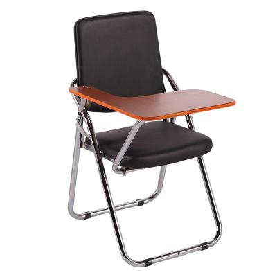 China Executive Office Foldable Chairs With Notepad Without Wheels Picture for sale