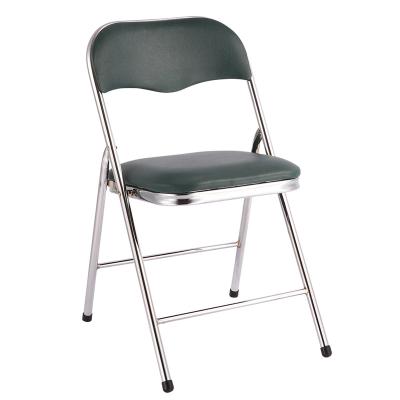 China Eco - Friendly Chromed Folding Legs Meeting Room Chair for sale