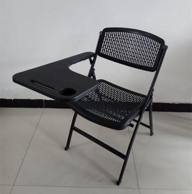 China Durable Modern Folding Tablet School Furniture Chair Practicing Chairs With Writing Tablet Office Furniture for sale