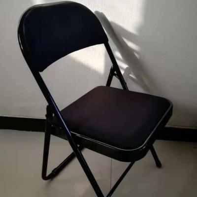 China New Design Eco - Friendly And Comfortable Dining Folding Chair Fabric Home Furniture for sale