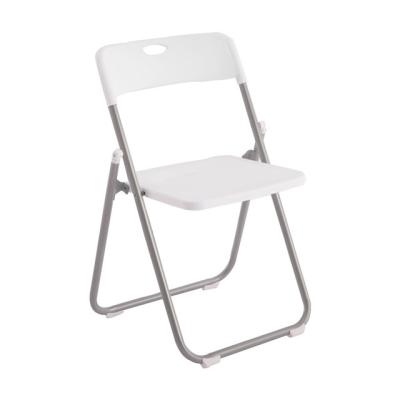 China Foldable Industrial Modern High Quality Plastic Seat And Metal Tube Frame Restaurant Chair Dining Chair for sale