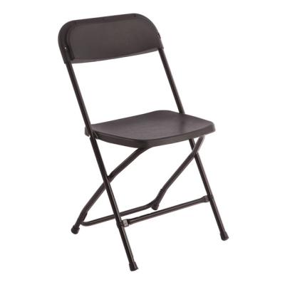 China Modern Plastic Folding Chair Hotel Event Party Plastic Folding Chair With Cushions Used for sale