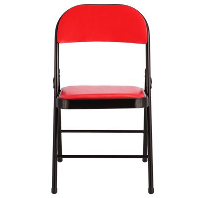 China Commercial grade foldable plastic garden frame metal sponge free sample cheap folding chair for outdoor events for sale