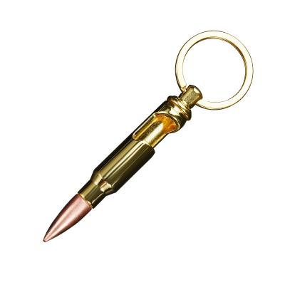 China Viable Creative Promotional Custom Beer Bottle Opener Logo Zinc Alloy Metal Bullet Gift Souvenirs Gift Key Chain for sale