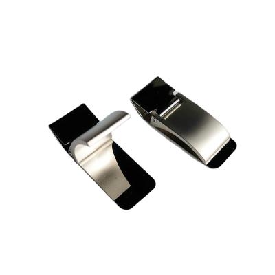 China High Quality Creative Zinc Alloy Metal Logo Money Clips Custom USA Stainless Steel for sale