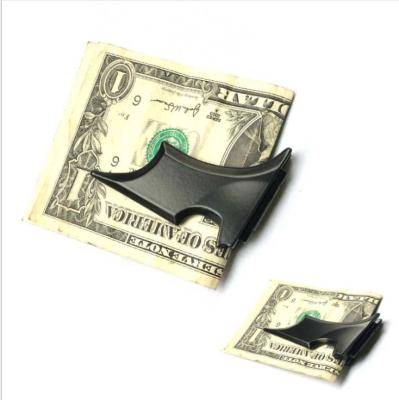 China USA High Quality Creative Zinc Alloy Bat Shaped Metal Money Clip Custom Cash Clips for sale