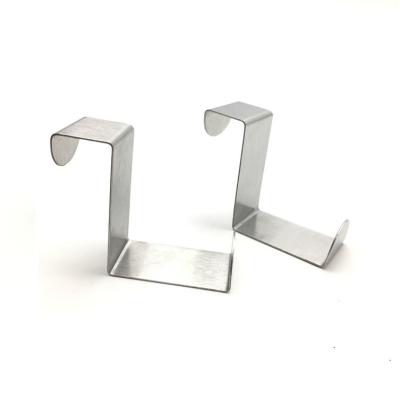 China Sustainable Wholesale Metal Over Door Hanger Hang Stainless Steel Over Cabinet Hooks By Express for sale