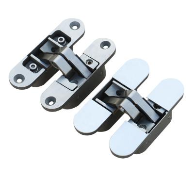 China Full Hidden Hinge System Stainless Steel Folding 3D Adjustable Door Hinges Wooden Door Invisible Hinge Hidden Hinge for sale