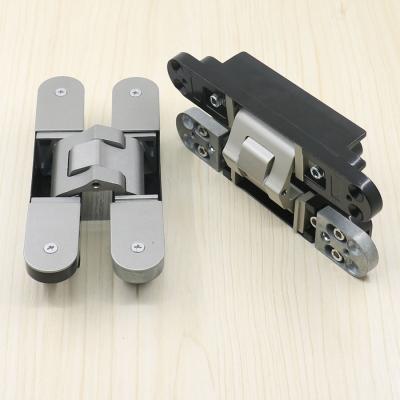 China 2017 Modern 80kg 3D Adjustable Invisible Door Hinge 180 Degree Concealed Hinge for sale