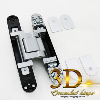 China 100-160kg Modern Heavy Duty 3d Wooden Door Hinge Adjustable In Three Way And Concealed Hinge OEM Supplier for sale