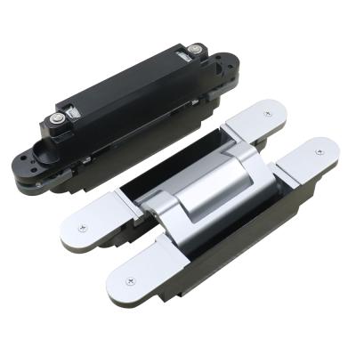 China Heavy Duty 180 Degree Adjustable Modern Zinc Alloy Aluminum Alloy Conceal Hinge For Wooden Door for sale