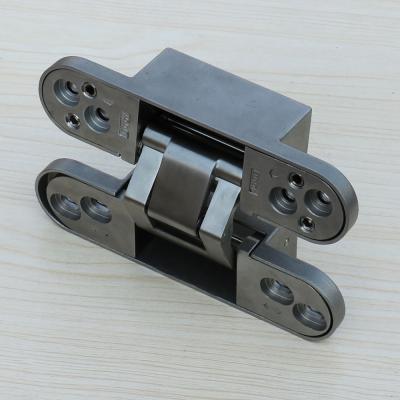 China Zinc Alloy & sus 304 stainless steel 180 degree concealed hinge for sale