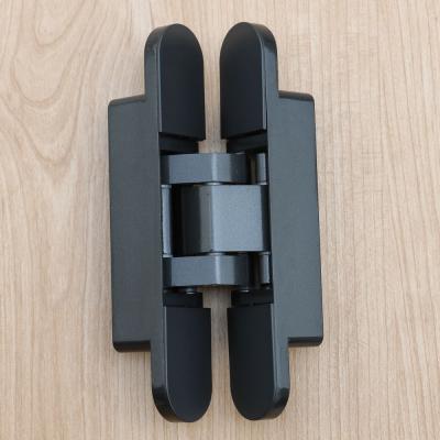 China Adjustable Hidden Hinge Three Way Adjustable Concealed Hinge 180 Degree Invisible Concealed Hinge for sale