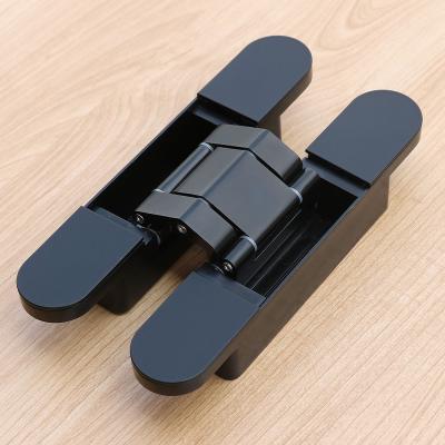 China Adjustable Hidden Hinge New 3d Adjust Hidden Hinge 180 Degree Invisible Hidden Hinge for sale