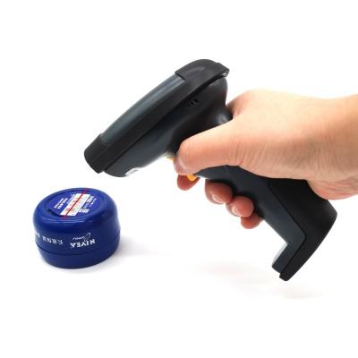 China High Speed ​​Handheld Auto 1D Laser Scanner USB Barcode Scanner Reader with A4 Holder Optional for sale