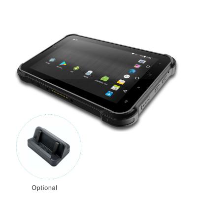 China IP67 8inch Android 10.0 Rugged Industrial Tablet Waterproof With NFC 4G WIFI BT GPS Zebra Barcode Scanner for sale