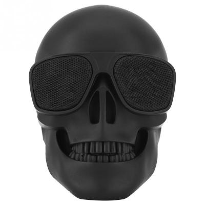 China No Glass Skull Car Speaker Wireless USB/TF/FM Connection Rechargeable Energy Saving for sale